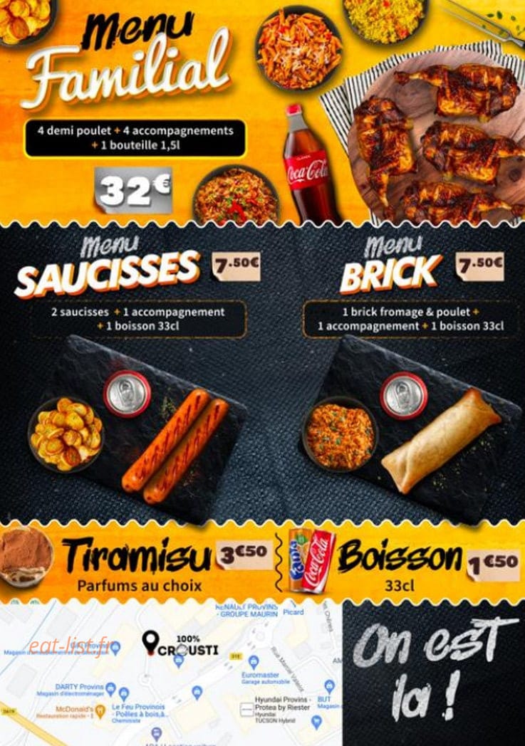 100% Crousti Original — carte page 2