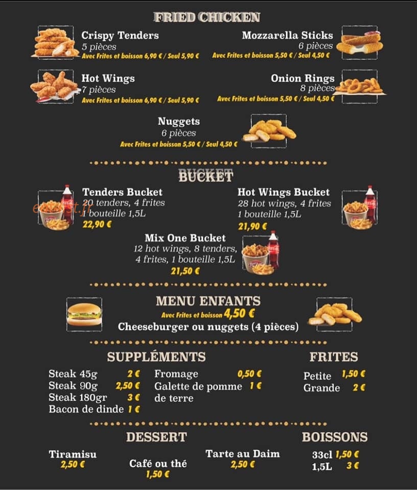 50's Diner — carte page 3