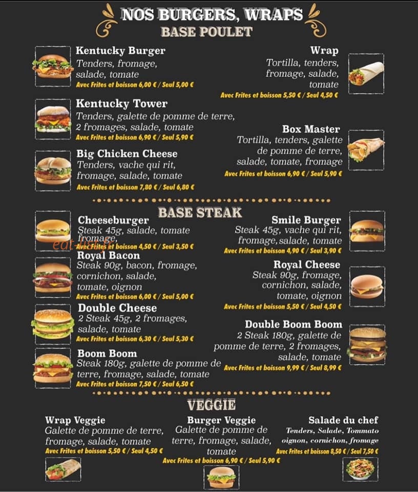 50's Diner — carte page 2