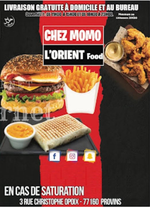 Chez Momo — carte page 1