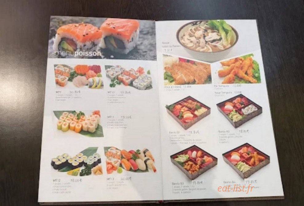 Daikichi Sushi — carte page 2