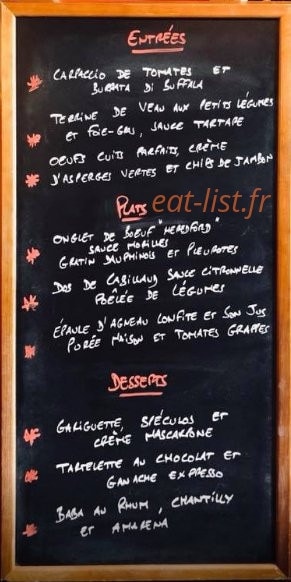 L'Appart — carte page 1