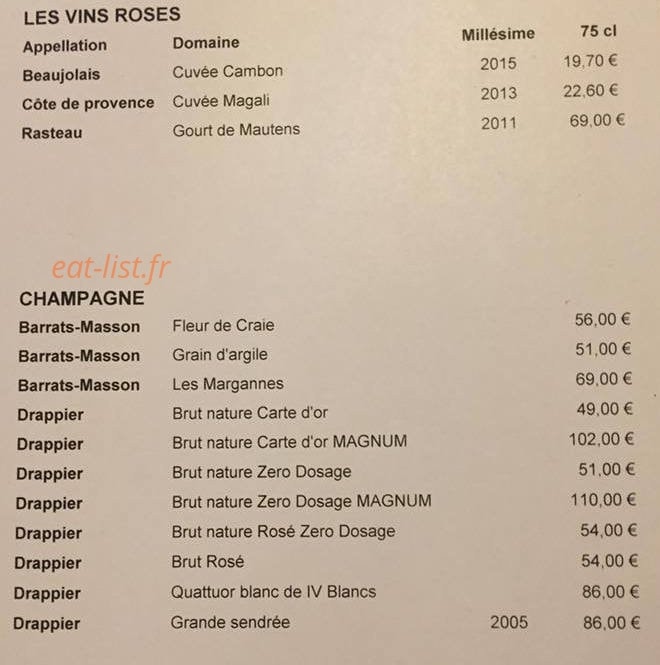 L'Appart — carte page 4