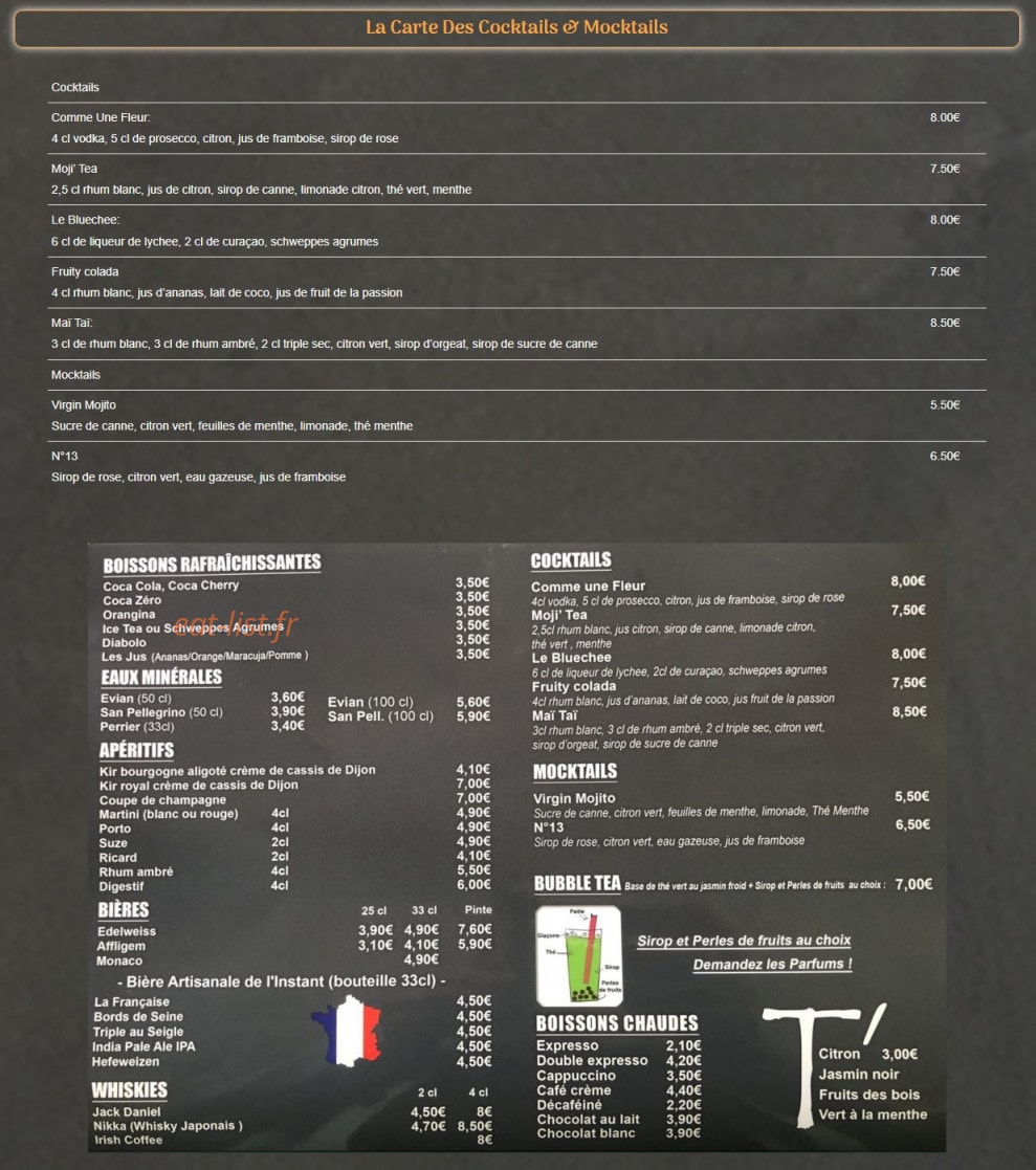 L'Instant — carte page 3