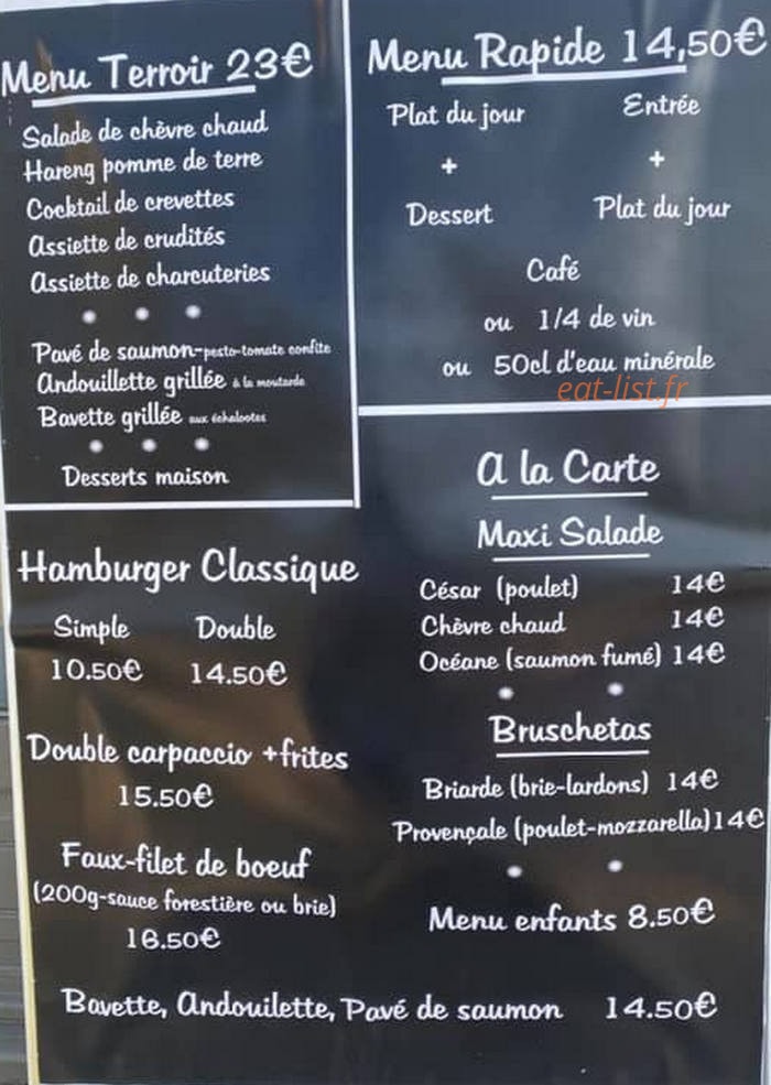 La cure d’air — carte page 1