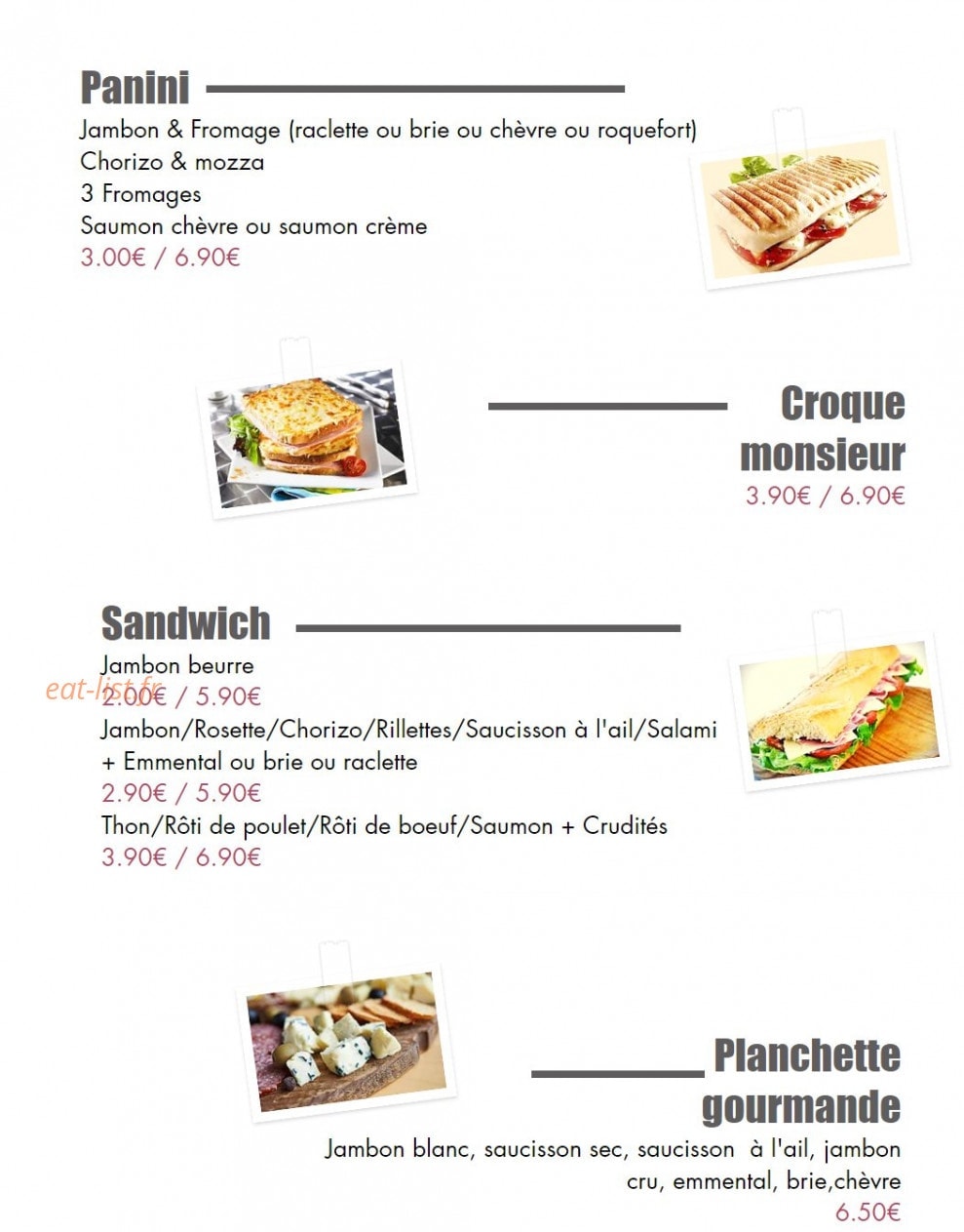 La Farandole — carte page 2