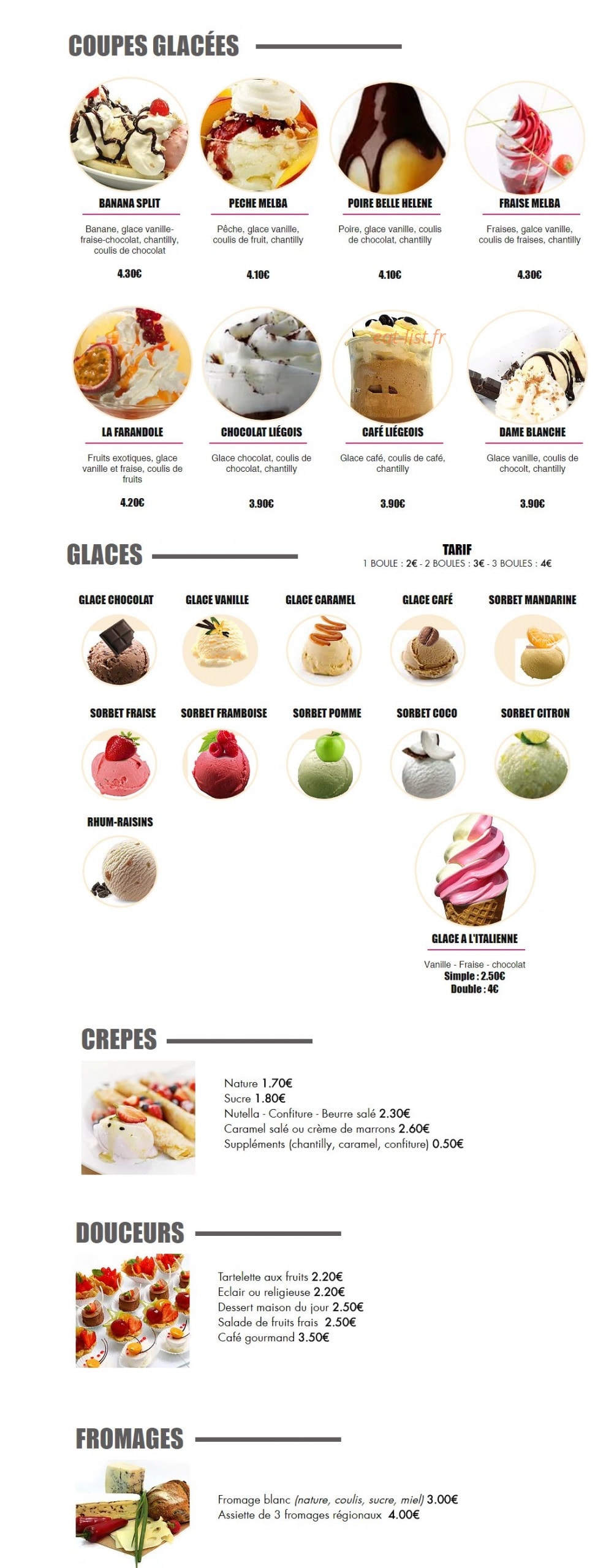 La Farandole — carte page 3