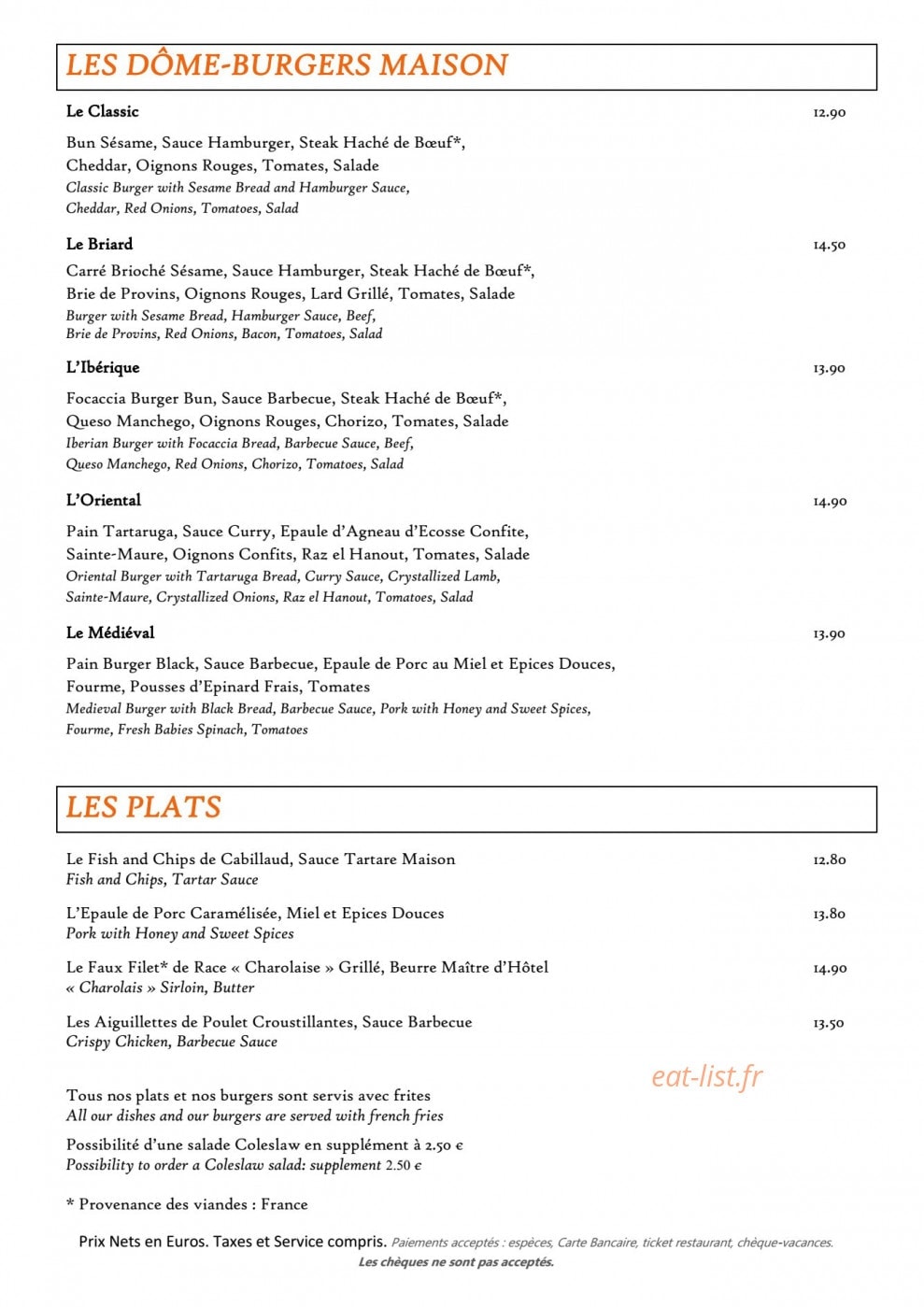Le Dôme — carte page 3