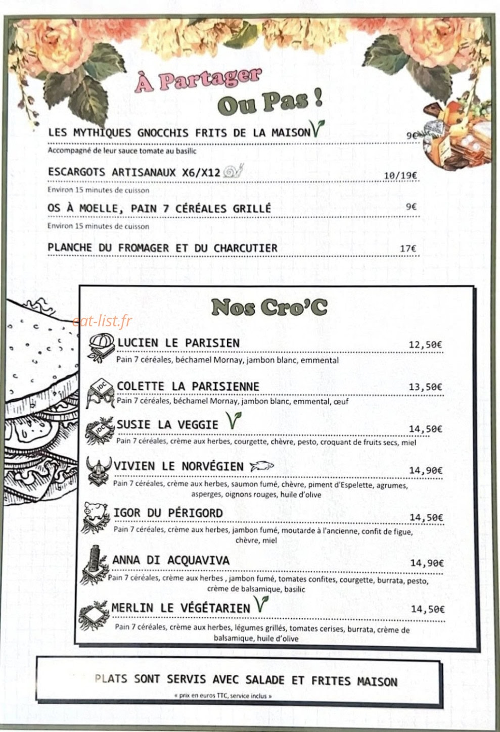 Le jardin du Chatel — carte page 1