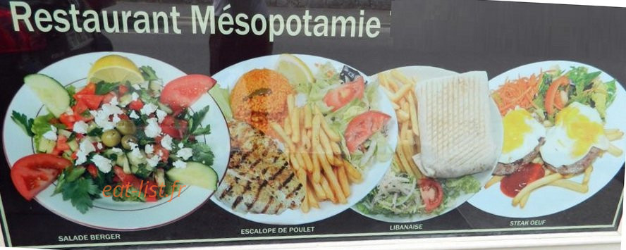 Le Mésopotamie — carte page 1