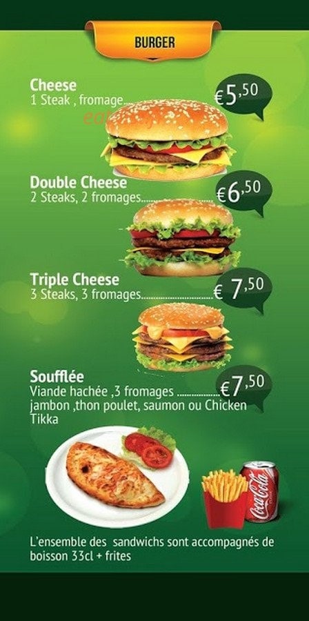 Les Platanes food — carte page 4