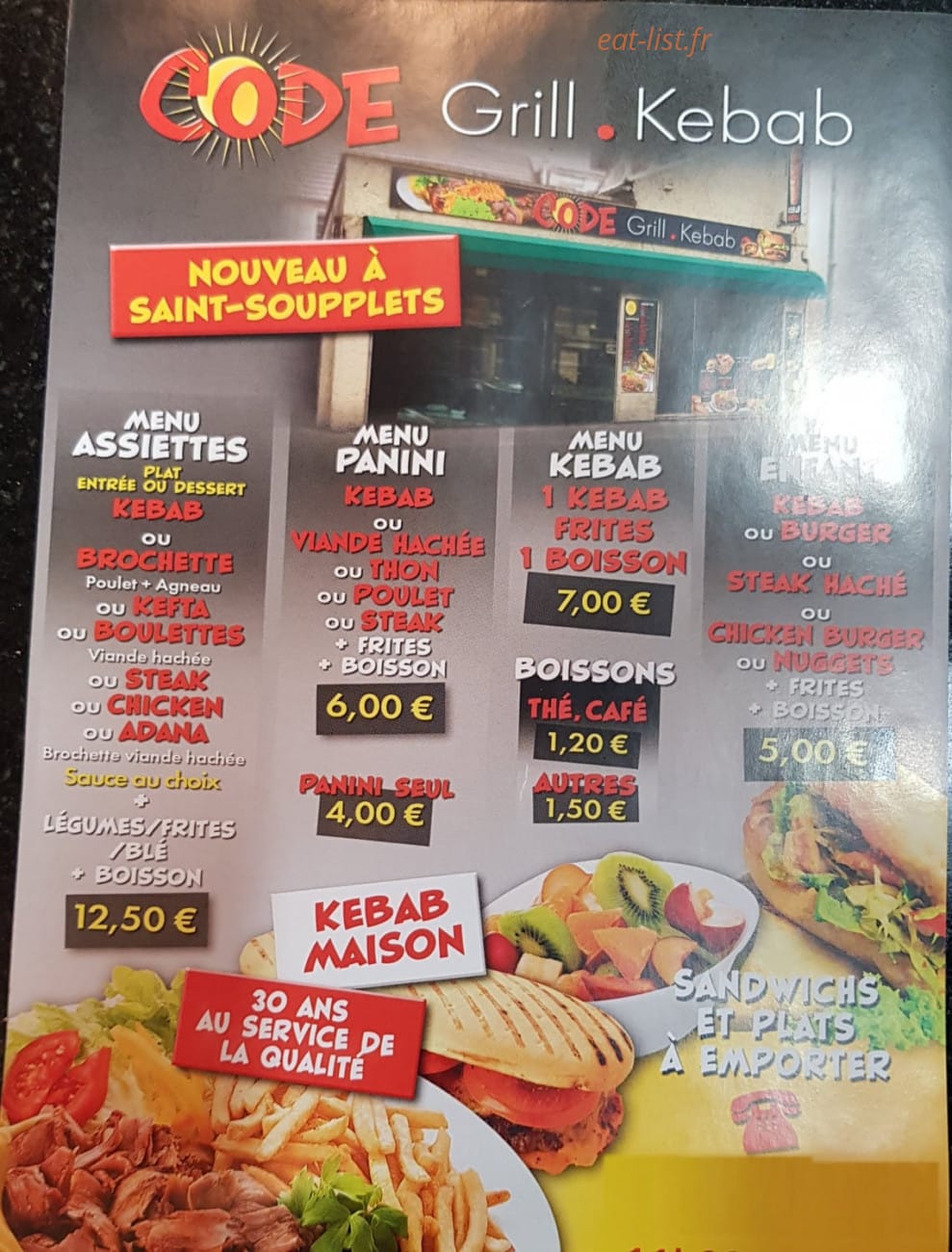 Le Code — carte page 1