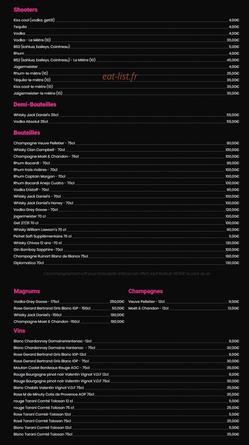 Le manhattan — carte page 4