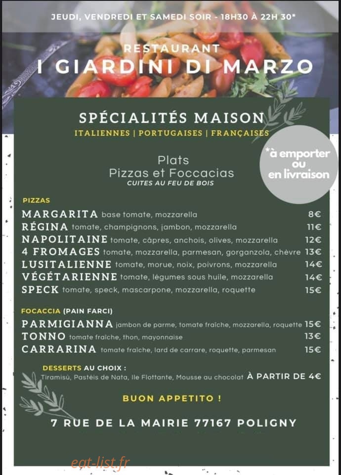 I Giardini di Marzo — carte page 1