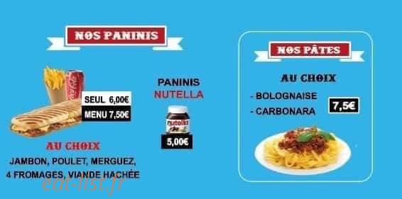 Mister pizzas — carte page 3
