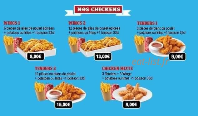 Mister pizzas — carte page 2