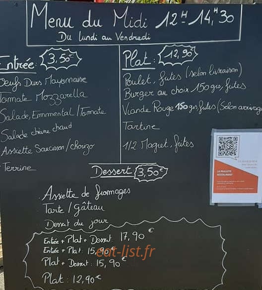 La paillote — carte page 2