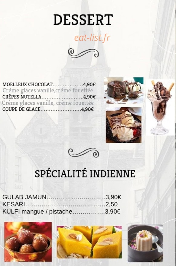 Le Kris café — carte page 4