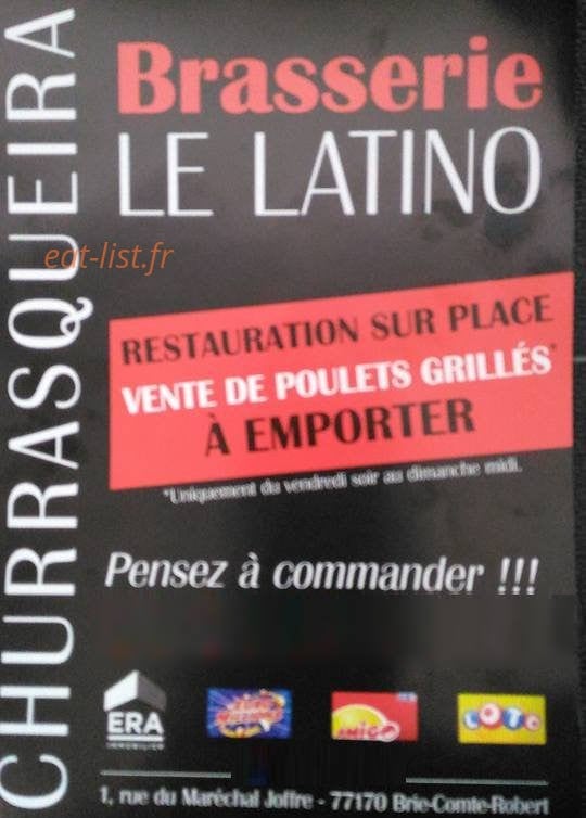 Le Latino — carte page 1