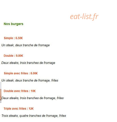 Pizzaiolo — carte page 2