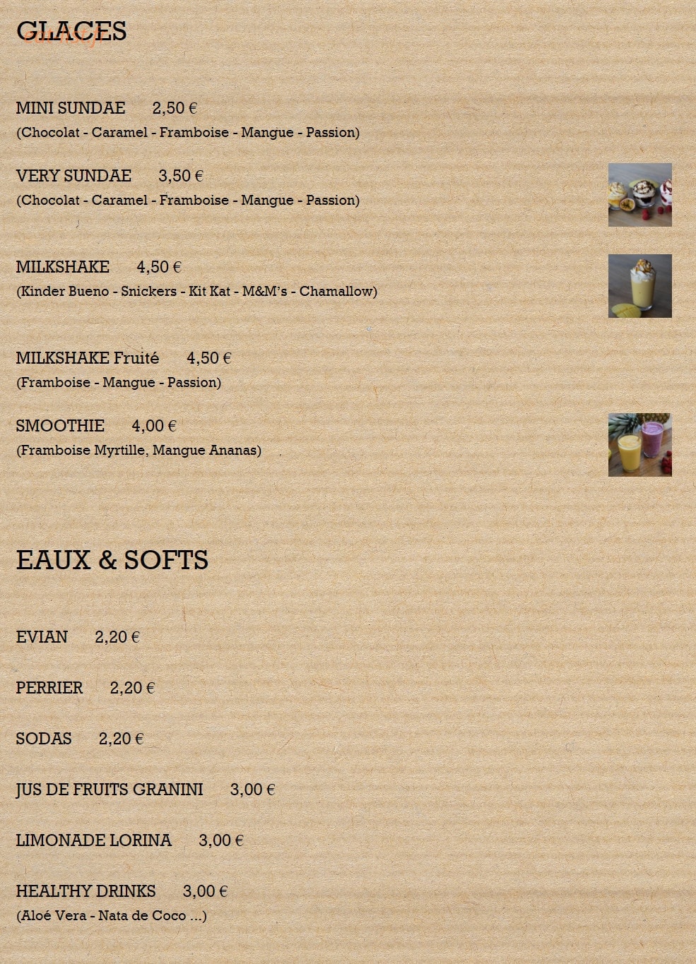 Anatol’s — carte page 4