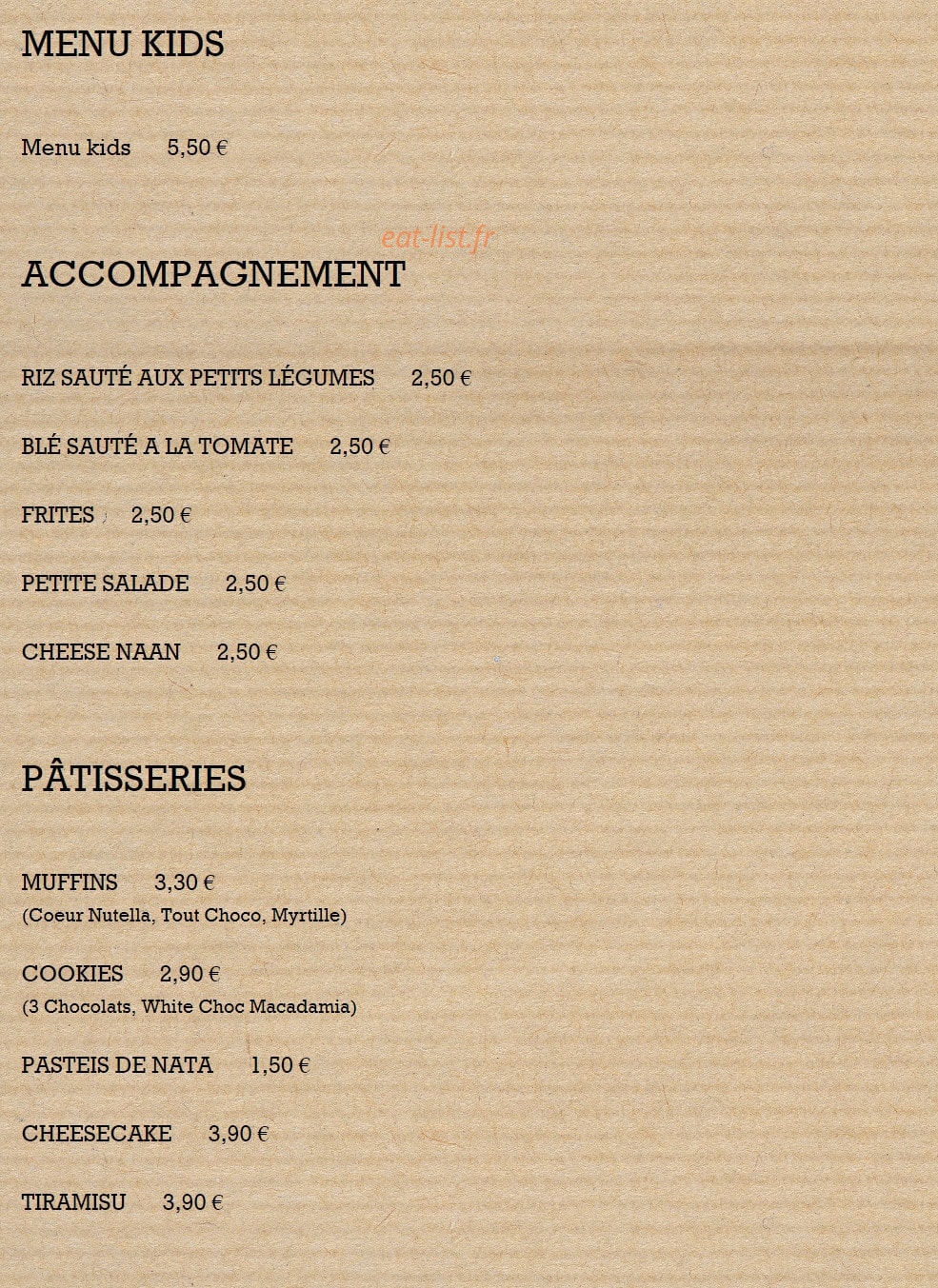 Anatol’s — carte page 3