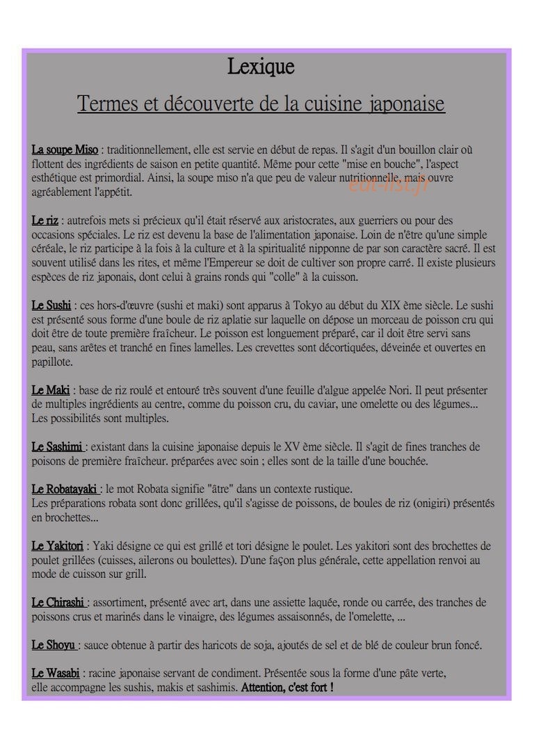 Le Sushi — carte page 2