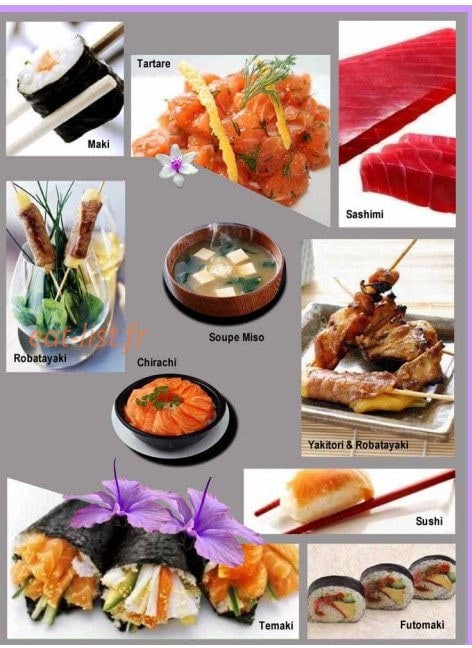Le Sushi — carte page 14