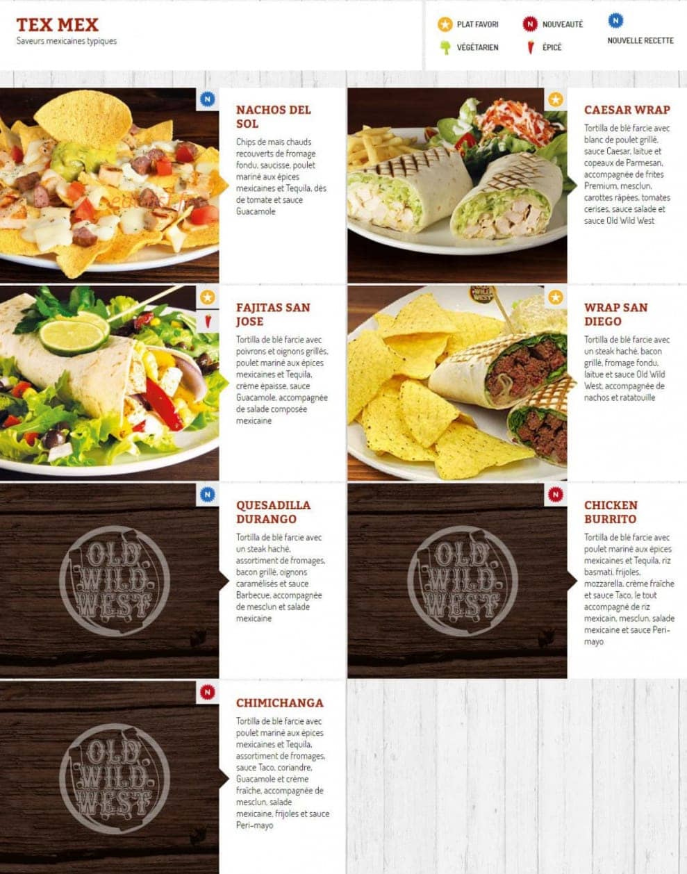 Old Wild West — carte page 7