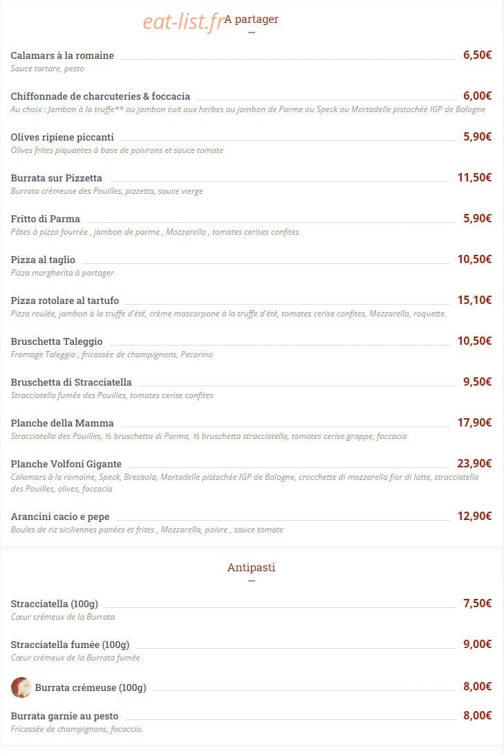 Volfoni — carte page 1