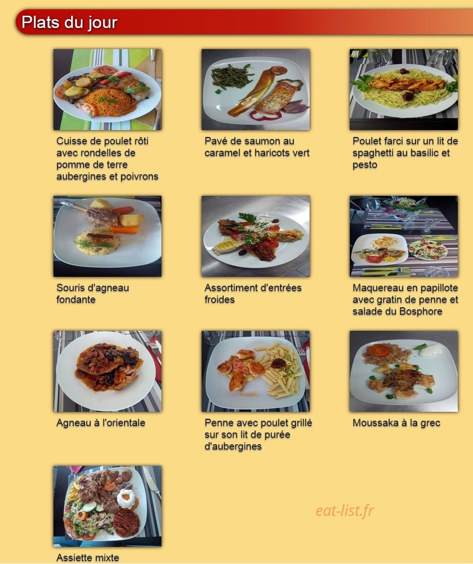 Istanbul Kebab House — carte page 3