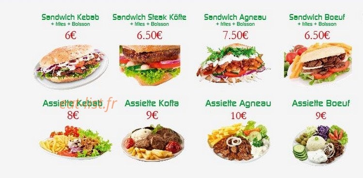 Istanbul Kebab House — carte page 1