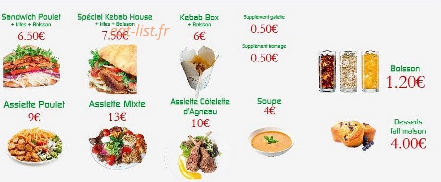 Istanbul Kebab House — carte page 2