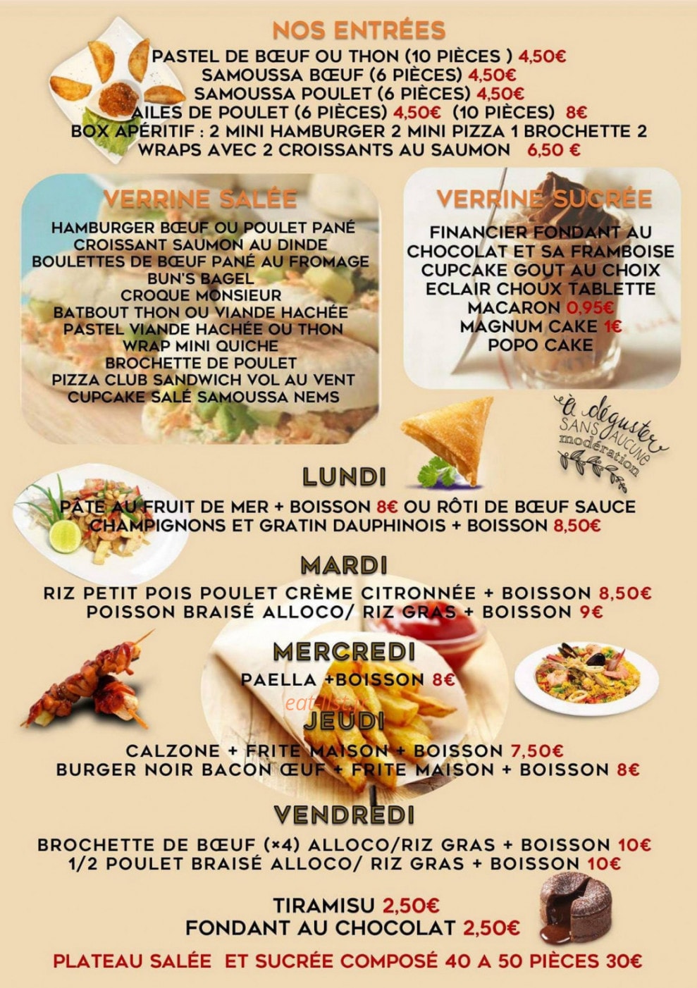 Madian's Foods — carte page 2