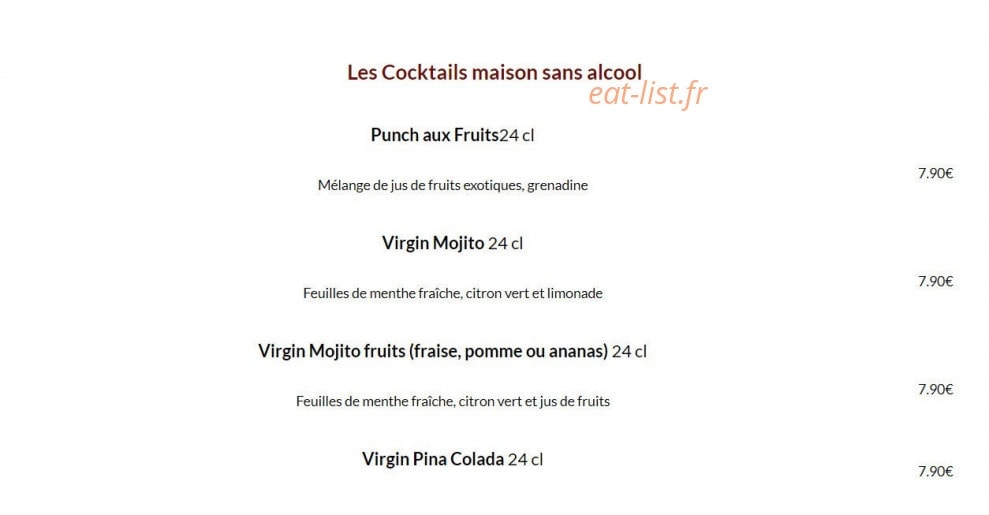 Tout le Monde à Table — carte page 7