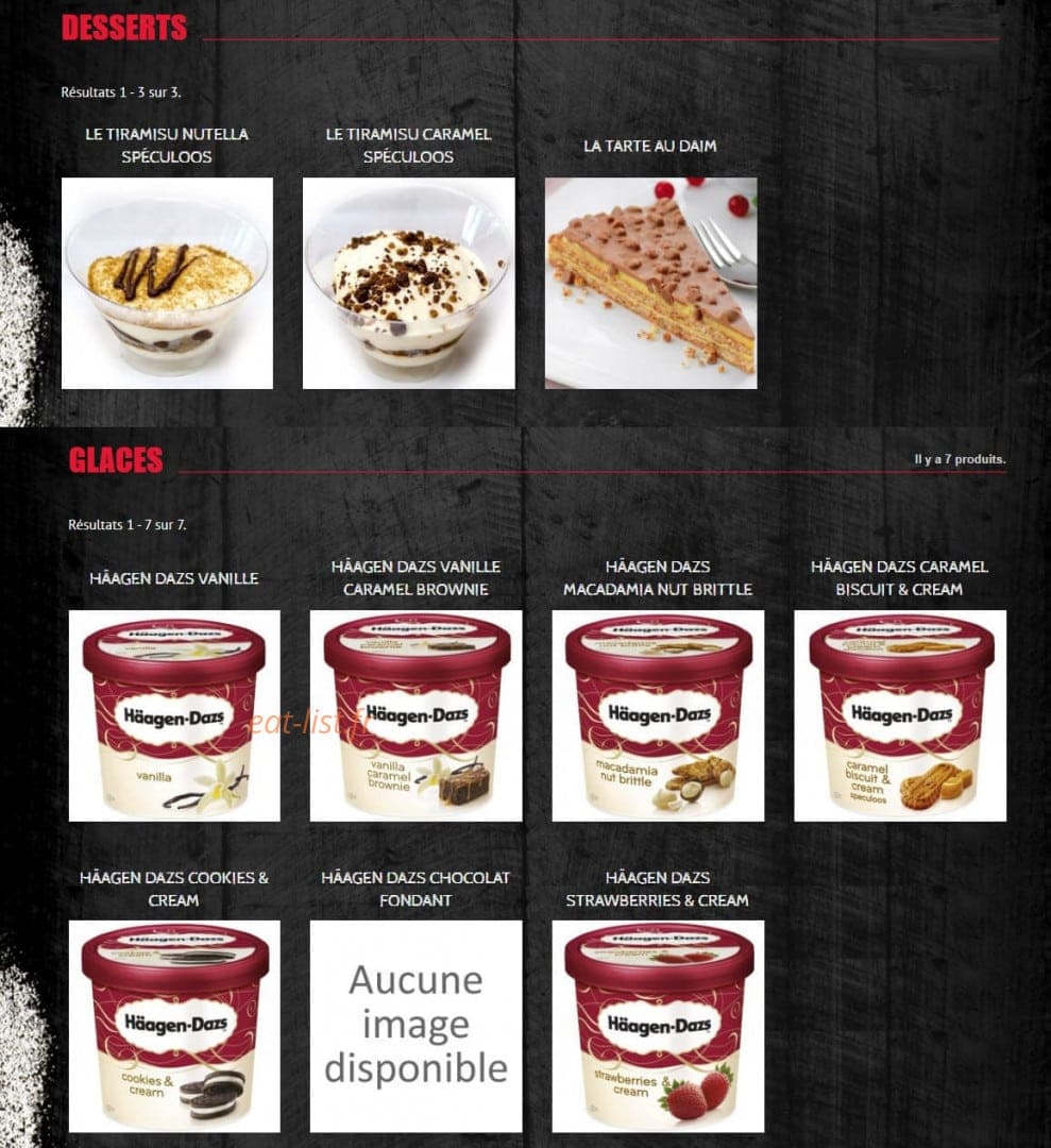 pizza Time's — carte page 6