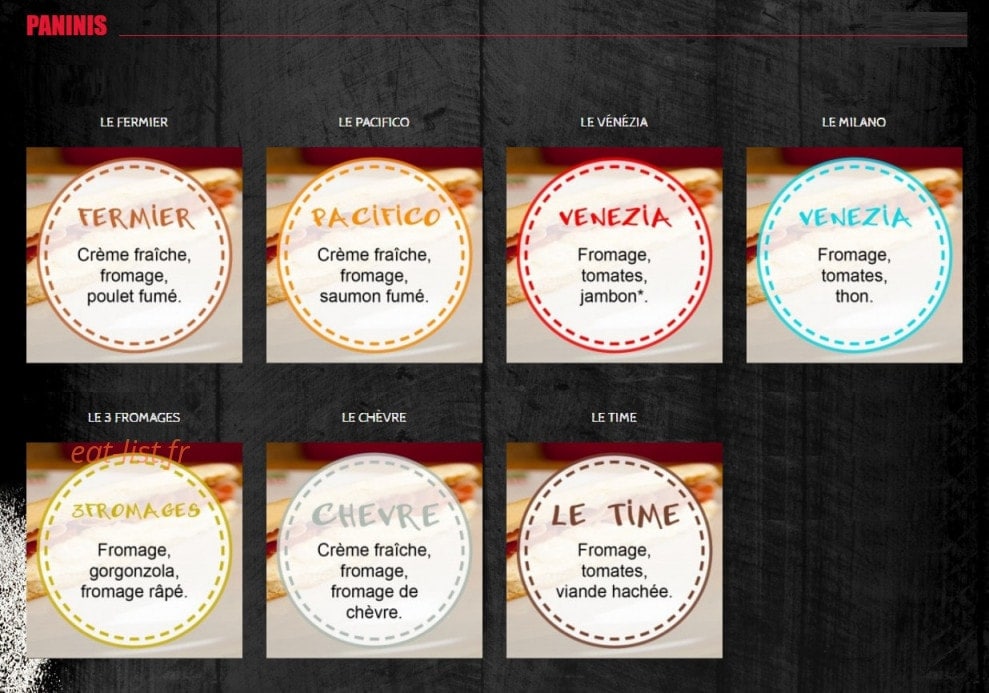 pizza Time's — carte page 3