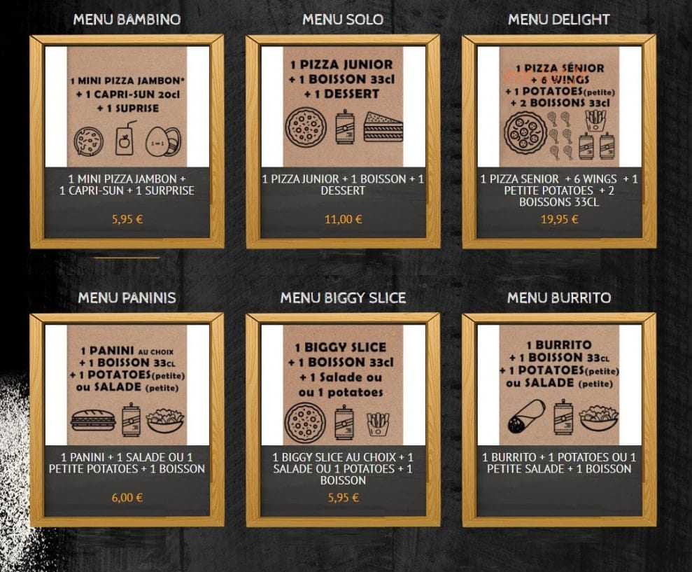 pizza Time's — carte page 4