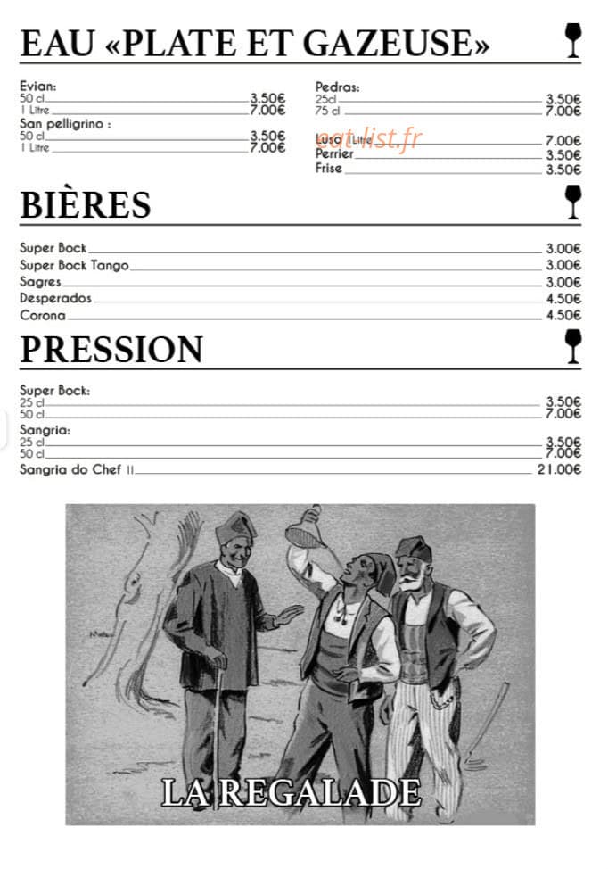 La regalade — carte page 3