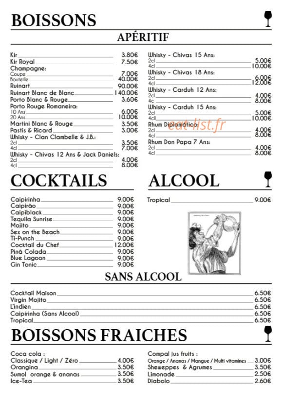 La regalade — carte page 2