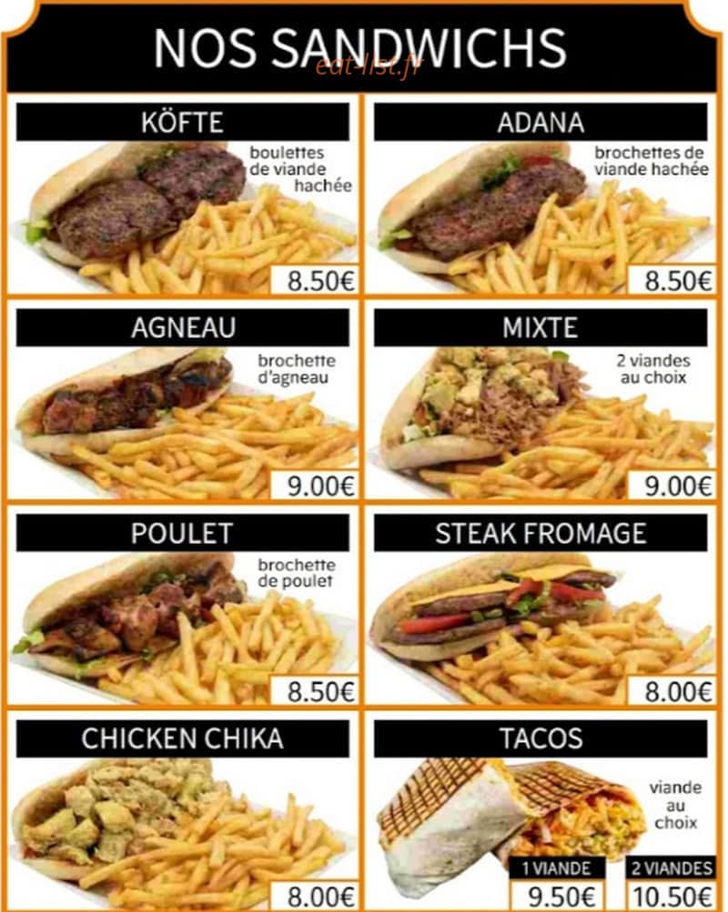 Le Régal — carte page 3
