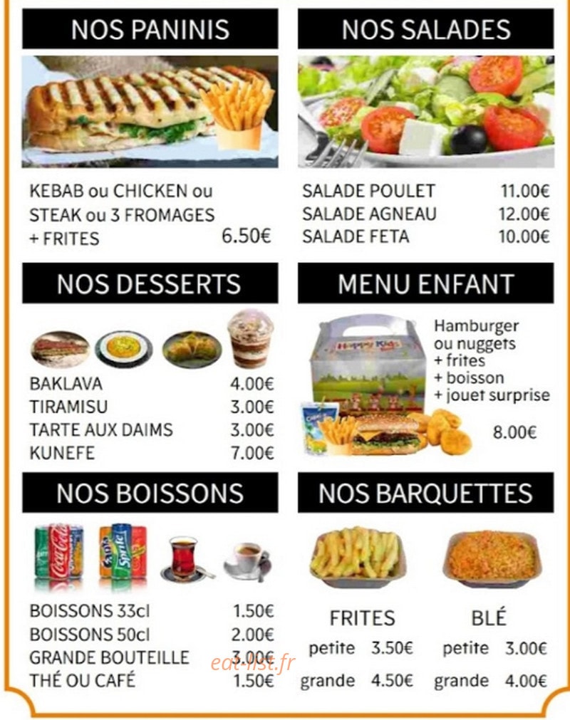Le Régal — carte page 2