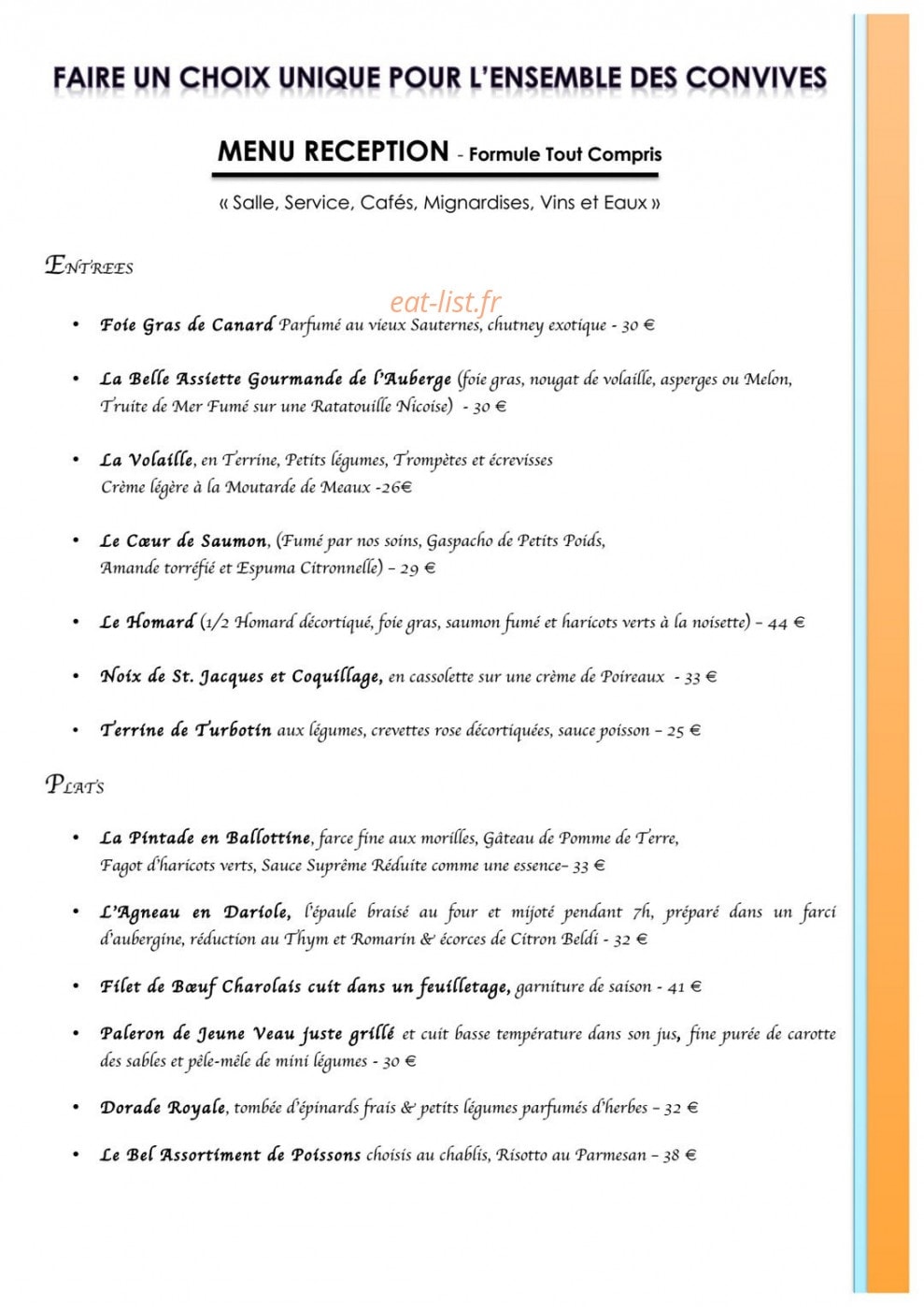 L'Aigle d'Or — carte page 4
