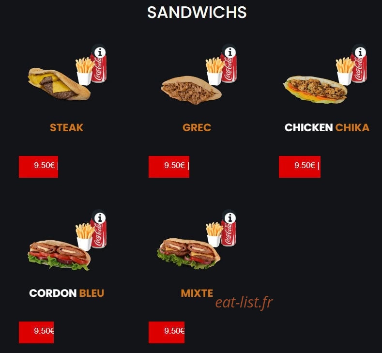 Milano Pizza — carte page 11