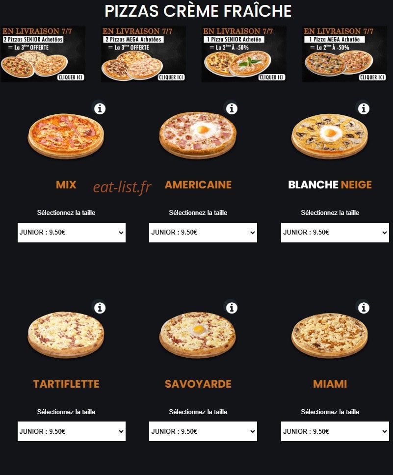 Milano Pizza — carte page 9