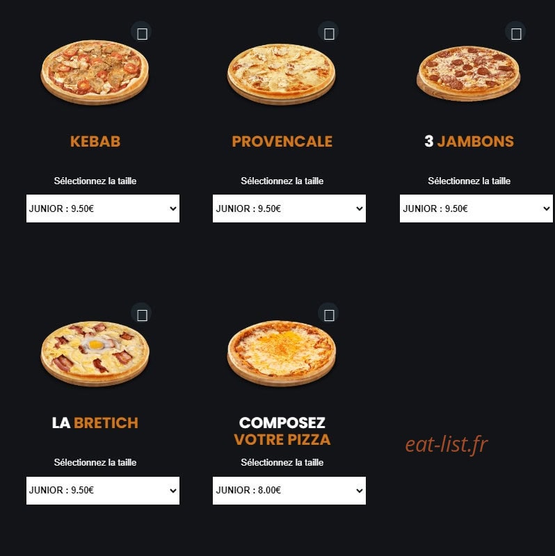 Milano Pizza — carte page 6