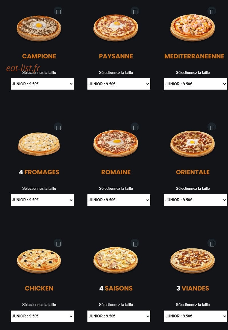 Milano Pizza — carte page 5