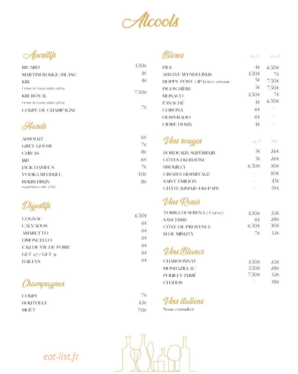 Garden Coffee — carte page 3