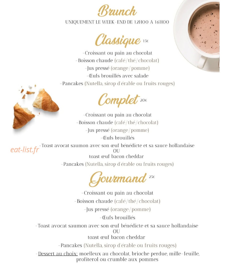 Garden Coffee — carte page 6