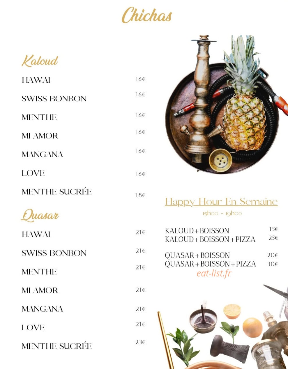 Garden Coffee — carte page 7